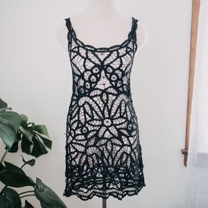 🌿Intimately for Free People / Black Lace Swim Cover